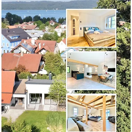 Snug Stays: Moderne Mit Garten Zentral Aber Ruhig 400m Zum Ammersee